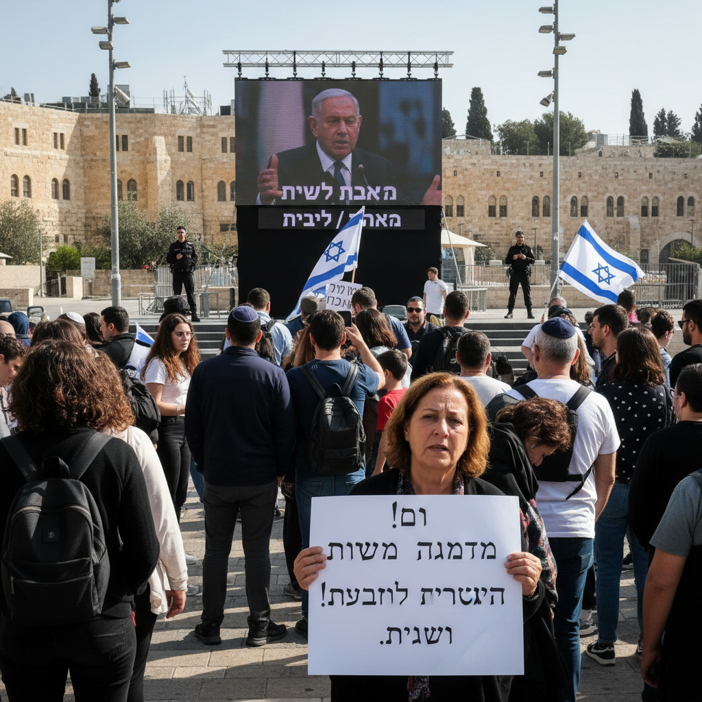 ראש הממשלה נתניהו: אתגרי מנהיגות בין לחץ עולמי לביקורת ציבורית בישראל. 🔴