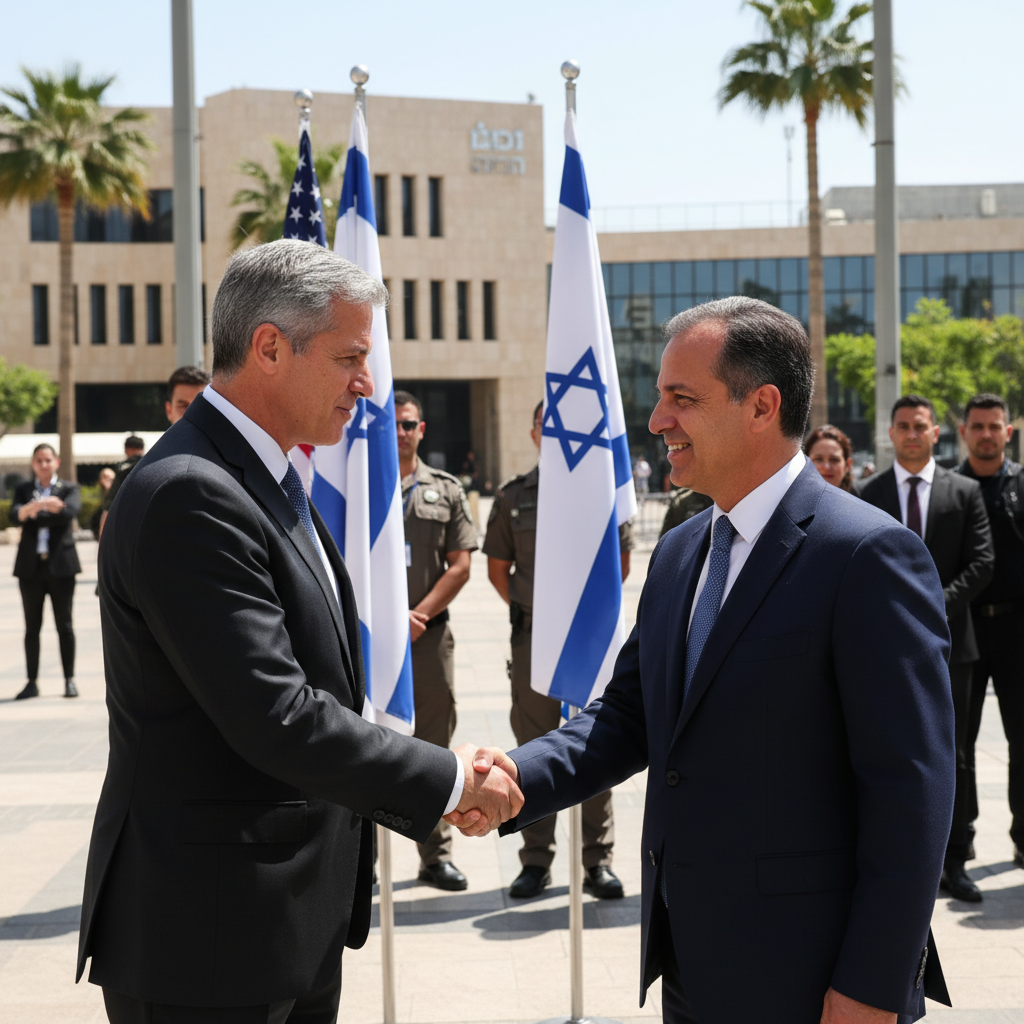מפגש עם שגריר האקבי: ישראל-ארה"ב מחזקות שיתוף פעולה 'כתף אל כתף' 🔴