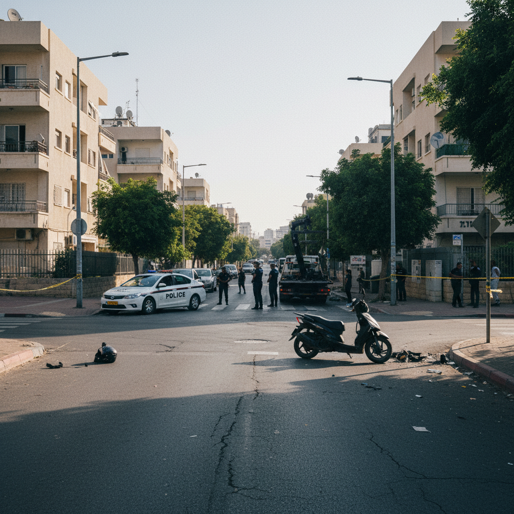 אמש נפצע רוכב אופנוע צעיר באורח קשה בתאונת דרכים עצמית...