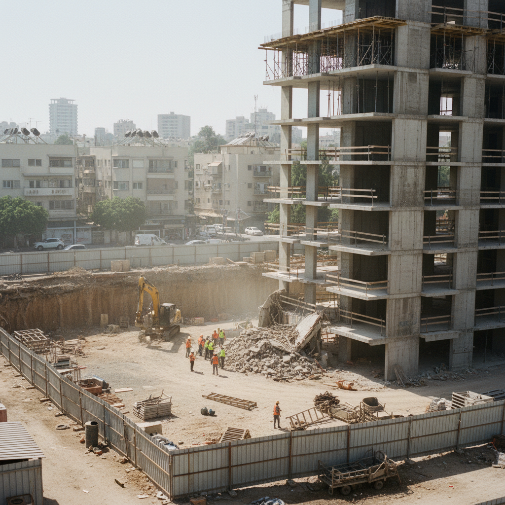 פועל נהרג בתל אביב בעקבות כשל בטיחות חמור שהתרחש באתר...