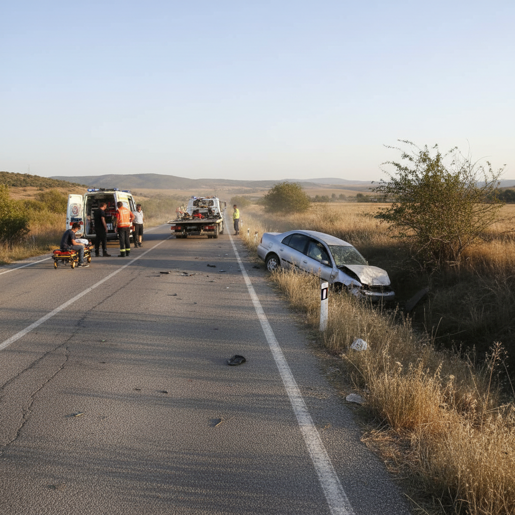 נהג בן 20 נפצע היום באורח בינוני בתאונת דרכים, לאחר...