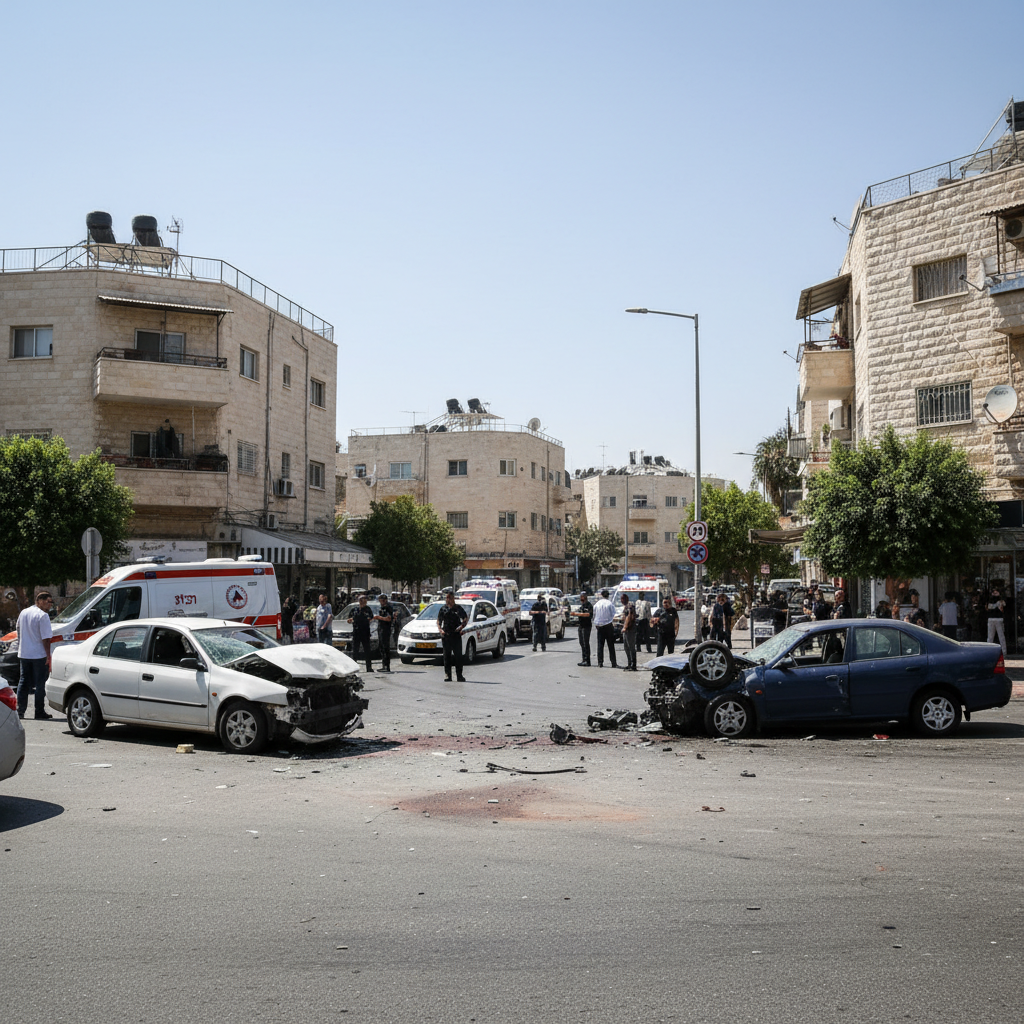 תאונה קשה אירעה הבוקר (יום שני) ברחוב יהודה הנשיא באלעד,...