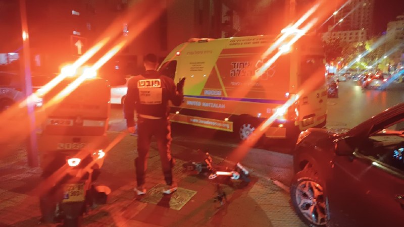 רוכב קורקינט בן 17 נפצע קל בתאונת דרכים שאירעה ברחוב...