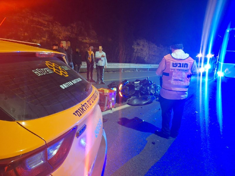 רוכב קטנוע כבן 25 נפצע בינוני בתאונה שאירעה בכביש 70,...